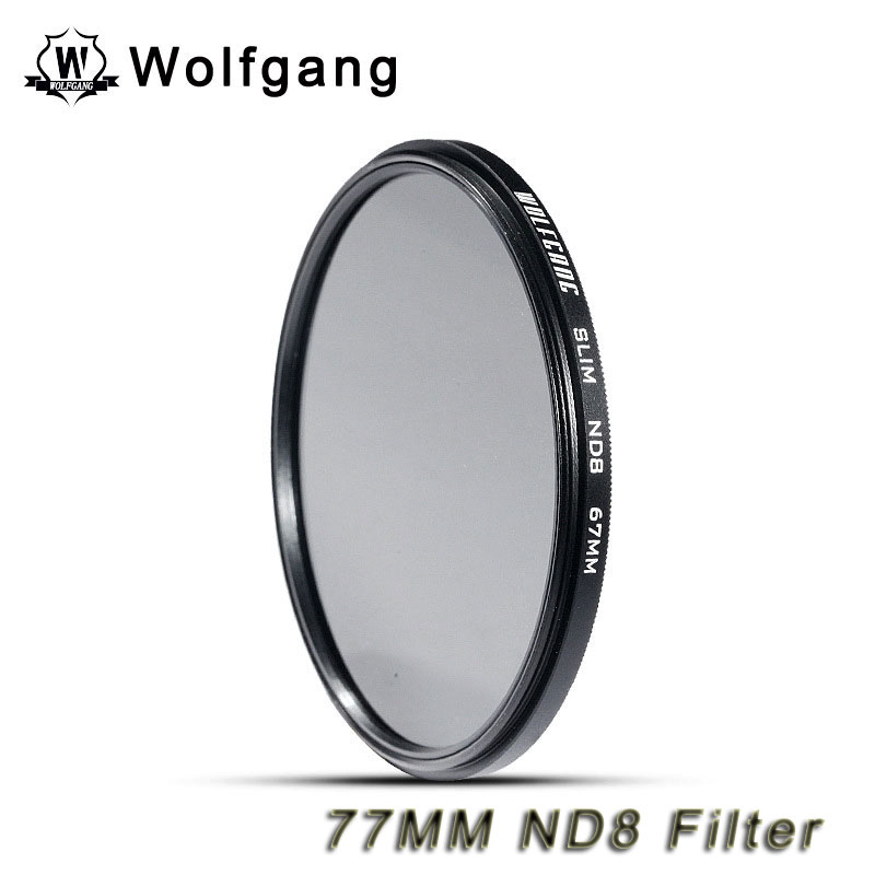 Wolfgang 77MM Neutral-Density Filter Grey ND8 For Canon 70-200 17-40